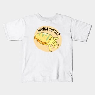 Let's Cuttle Cute Cuttlefish Pun Kids T-Shirt